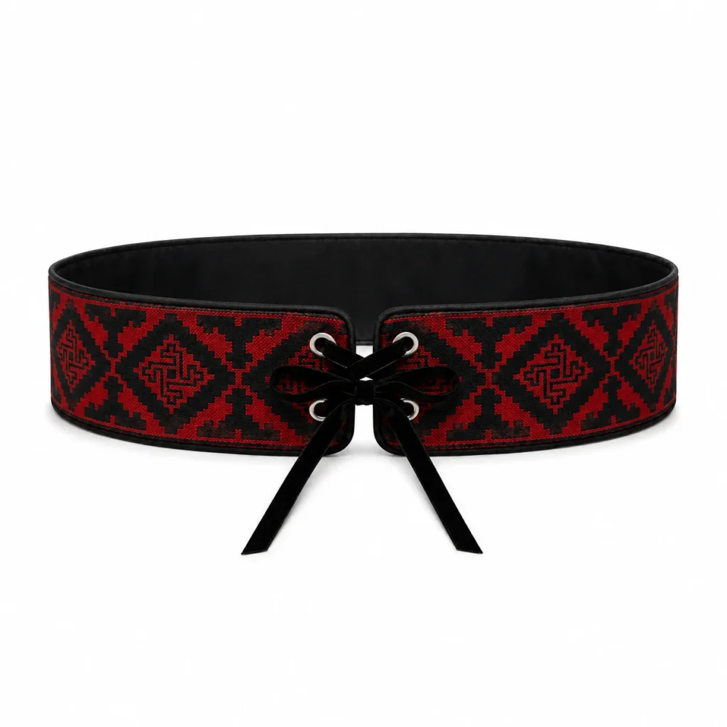 Ghalamkar Persian Women's Belt with Traditional Motifs