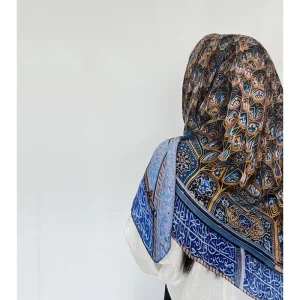 Muqarnas Persian Silk Scarf for Women