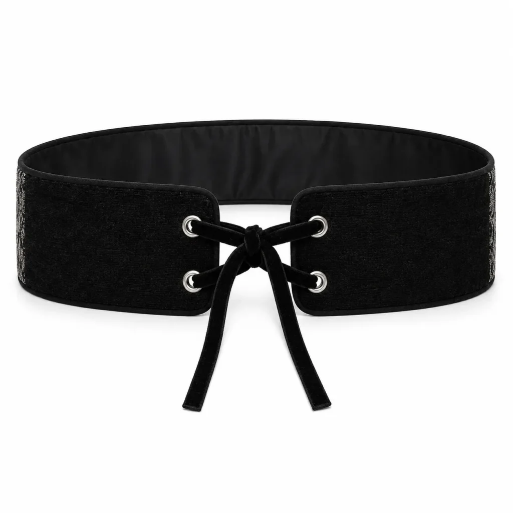 Termeh Persian Belt with Behteh Jegheh Motif