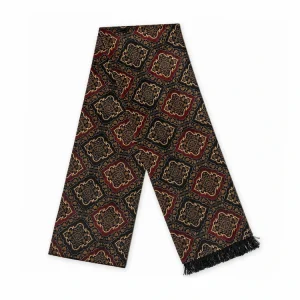 Toranj Persian Men’s Silk Velvet Scarf
