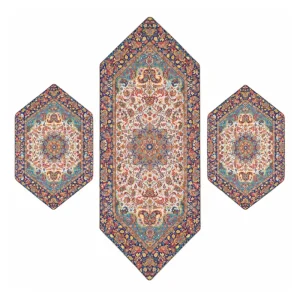 Ava Persian Termeh Runner & Topper Set