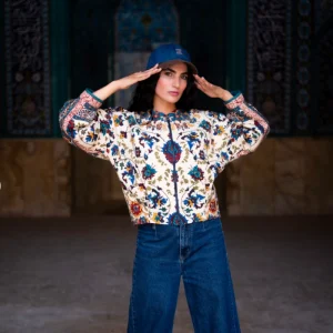 Gol Afshan Ghalamkar Women’s Bomber Jacket