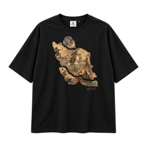 Iran Negar Persian Art Map Unisex T-Shirt