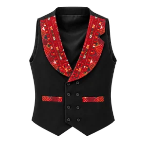 Miraas Men’s Baloch Embroidered Waistcoat