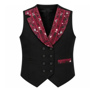 Miraas Men’s Baloch Embroidered Waistcoat