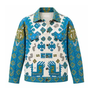 Persian Ghalamkar Men’s Coat – Kooch Nomadic Pattern