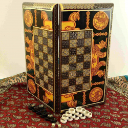 KHATAM BACKGAMMON AND CHESS SET