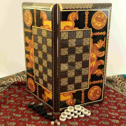 KHATAM BACKGAMMON AND CHESS SET