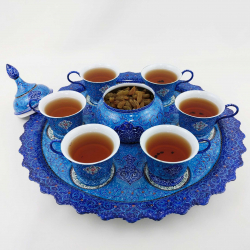 MINAKARI GALESH TEA SET FOR SIX PEOPLE