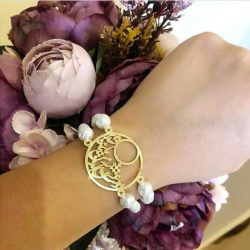 Steel and Pearl Bracelets